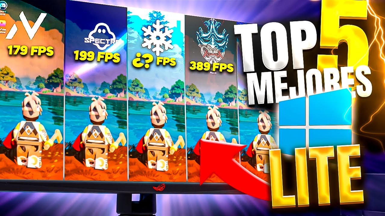 TOP 5 MEJORES Windows Lite OS para el Gaming y Rendimiento 2024