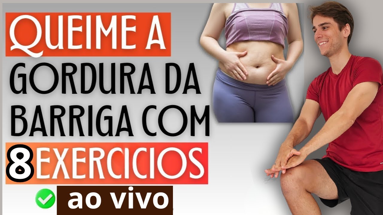 Queimar gordura da barriga em casa