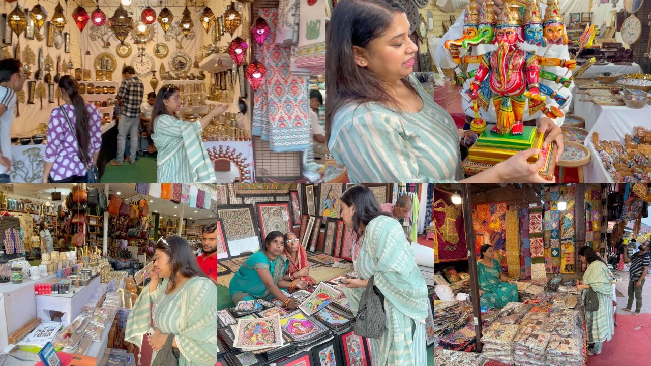 Diwali Decor Shopping From Delhi Haat || Indian Mom Studio