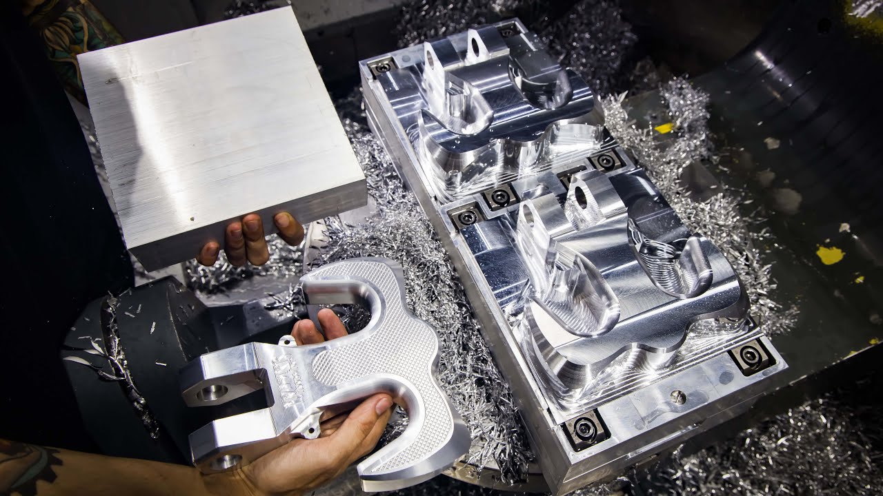 Sick 5-Axis Fixture | Production CNC Machining Double Truck Hooks