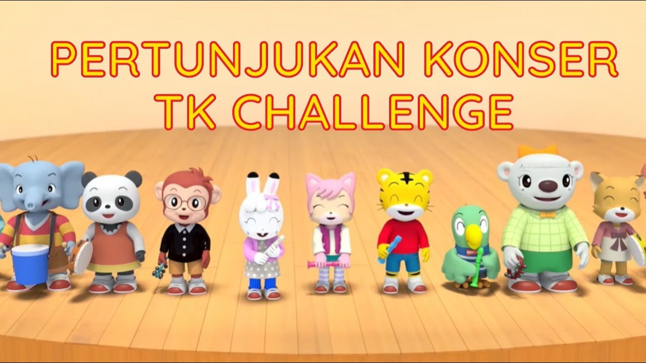 Pertunjukan Konser TK Challenge | Kartun Anak Bahasa Indonesia | Shimajiro Bahasa Indonesia