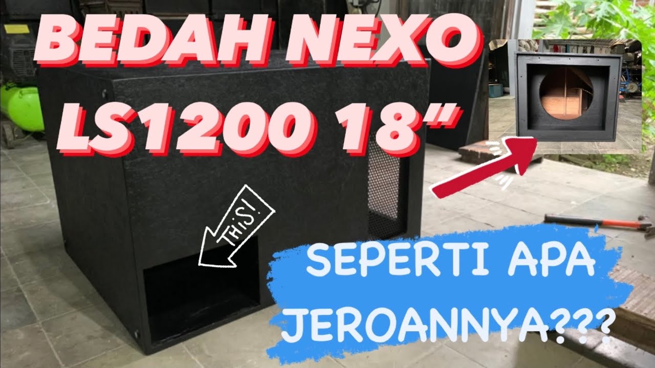 Bedah Skema dan Ukuran Box Speaker NEXO LS1200❗️ Ternyata Seperti ini Jeroannya⁉️