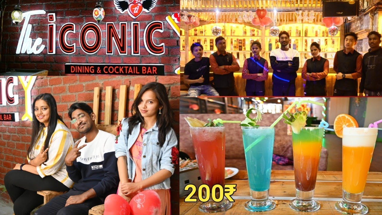 The iconic Dining and cocktail bar |pub in Ranchi | best place for birthday party, Lalpur Ranchi |