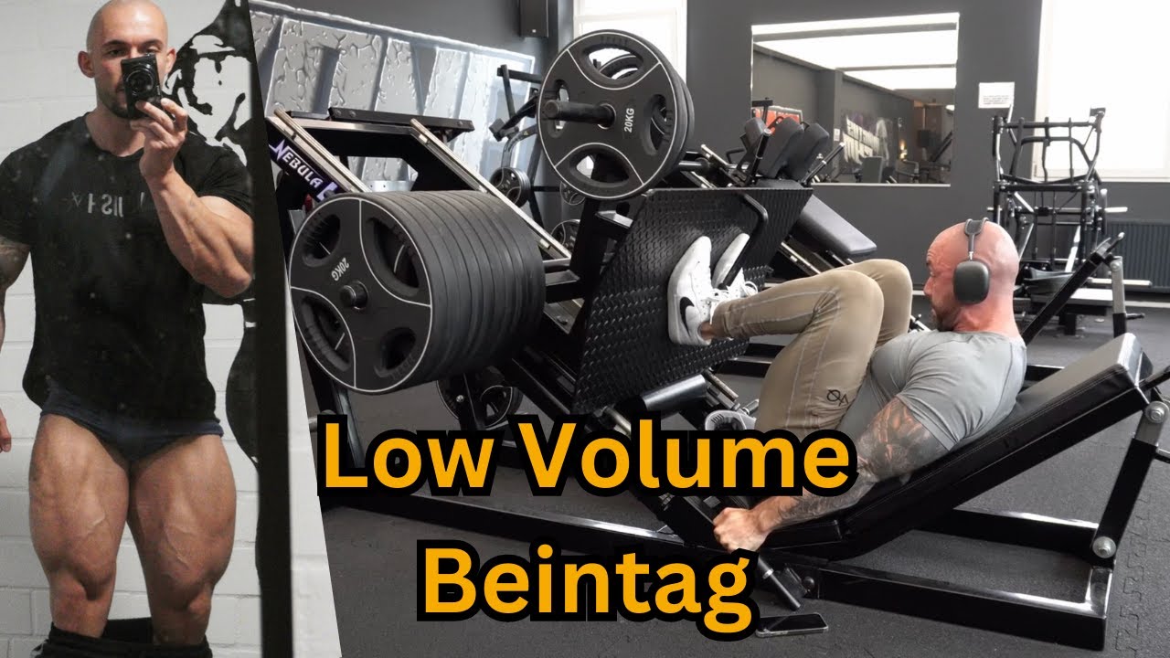 XXL Quads mit 4 Sätzen pro Woche ! (67,5kg Kurzhantel Lunges bringen alles zum wachsen!)