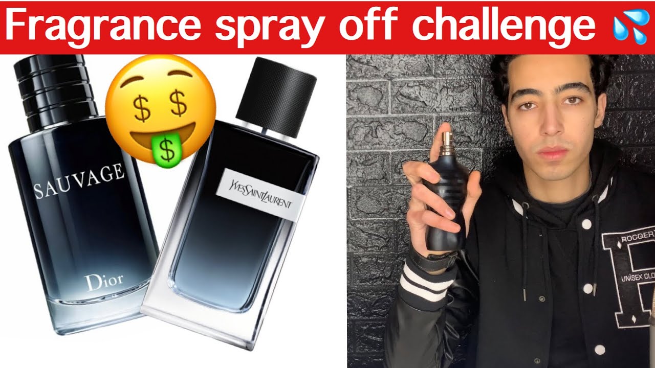 Fragrance spray off challenge 🔥💦