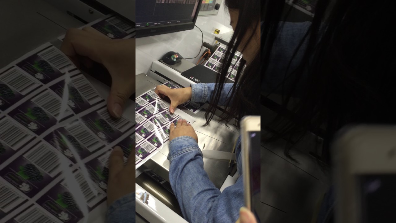 video of label splicing tape