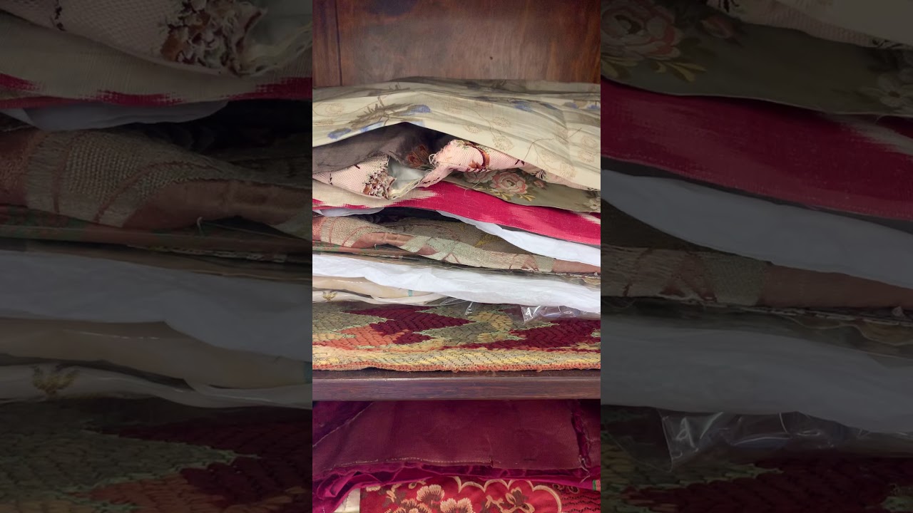 Sorting Antique Textiles