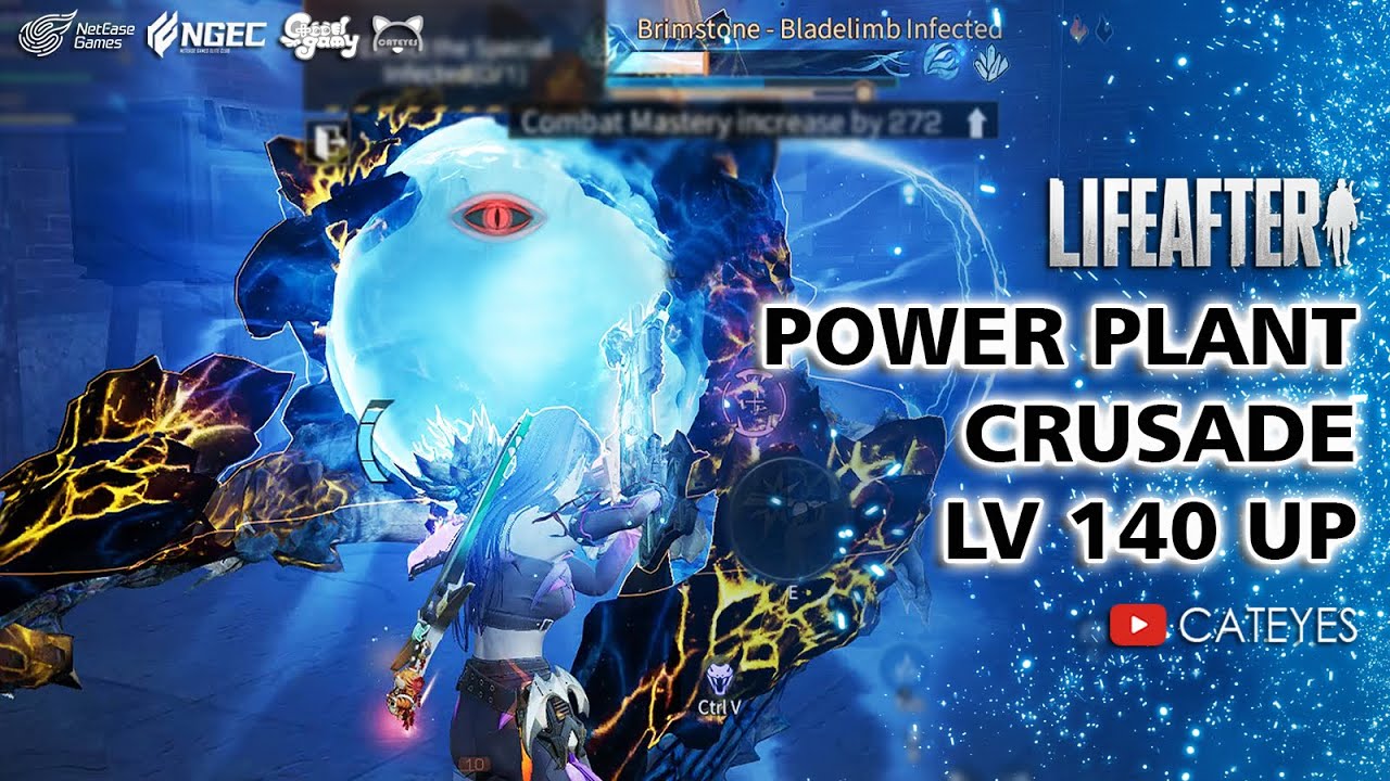 [4K]😸LifeAfter F2P Carry other F2P Player in New Power Plant Crusade Lv 140 Up Walkthrough