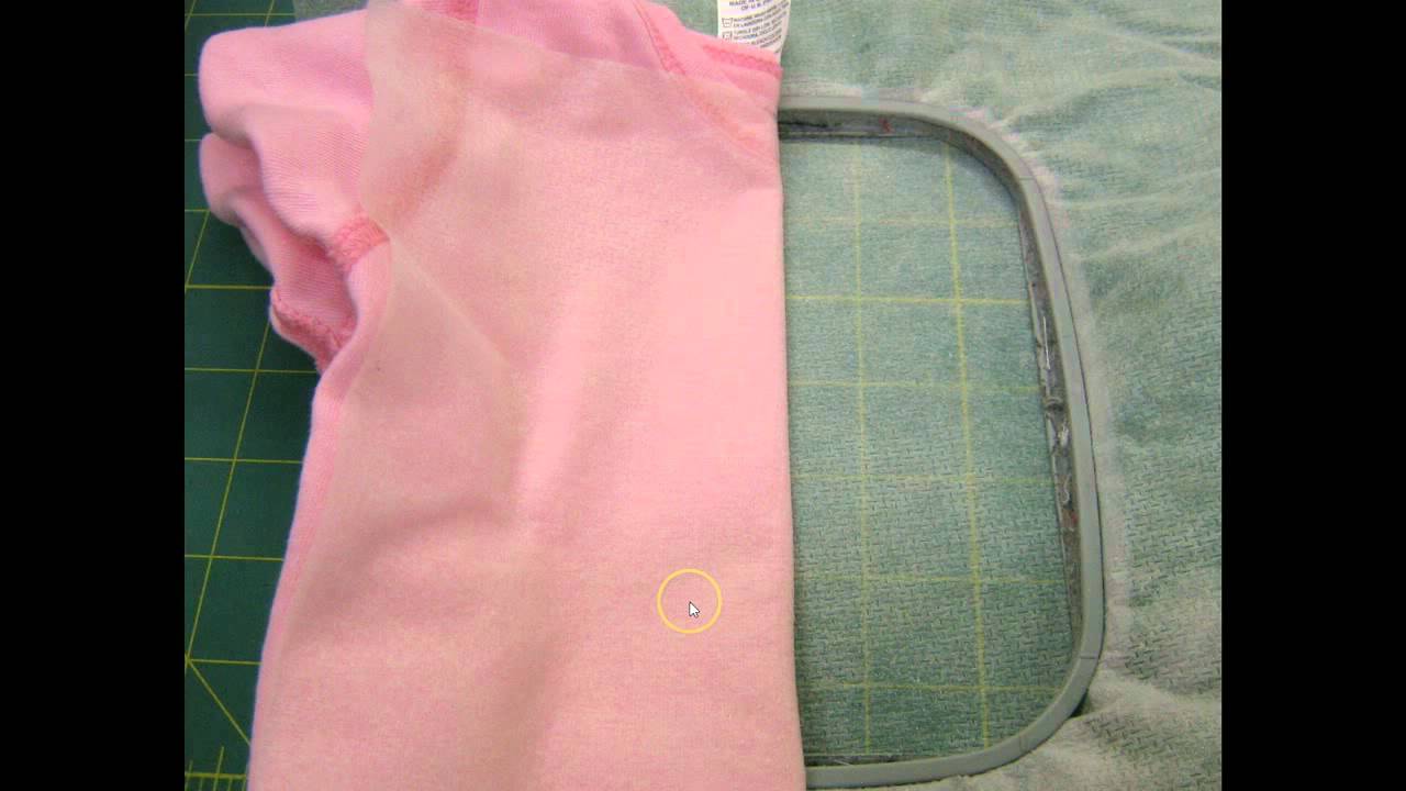 How to embroider a baby onesie