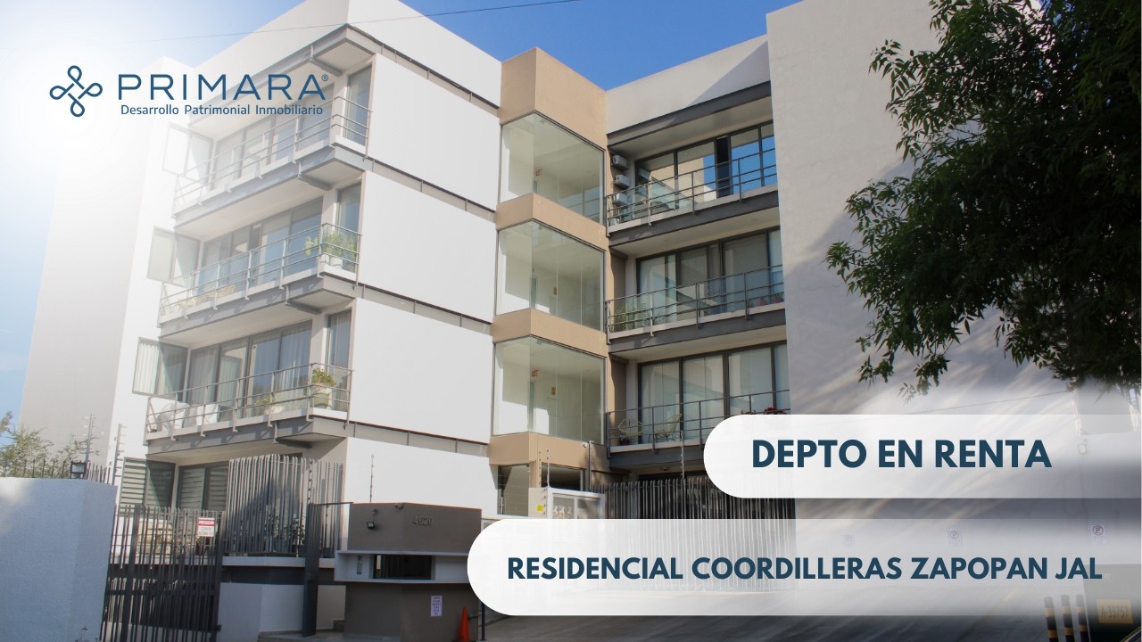 DEPARTAMENTO EN RENTA AMUEBLADO VITA LA ESTANCIA ZAPOPAN JALISCO