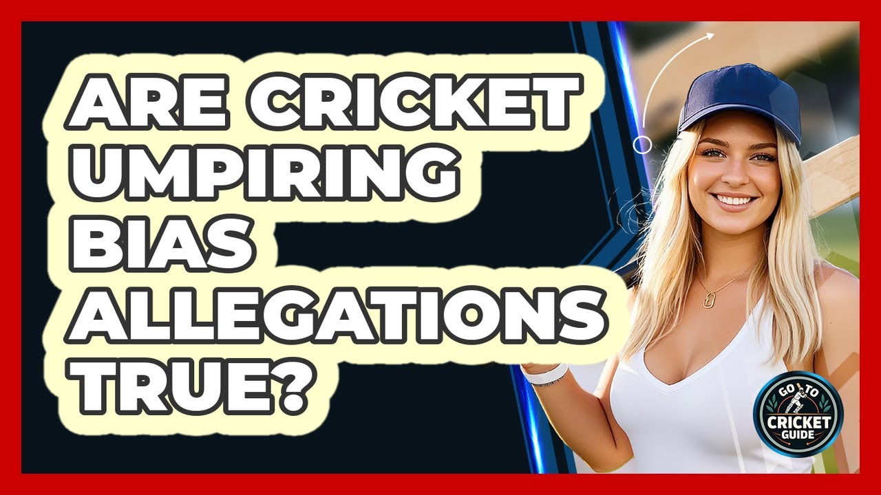 Are Cricket Umpiring Bias Allegations True? - Go-To Cricket Guide