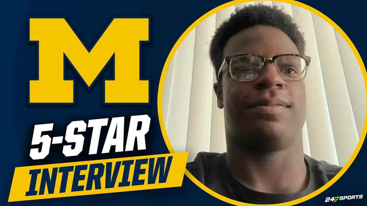 Michigan OT Commit Andrew Babalola on National Signing Day 〽️ | No. 11 Overall Player