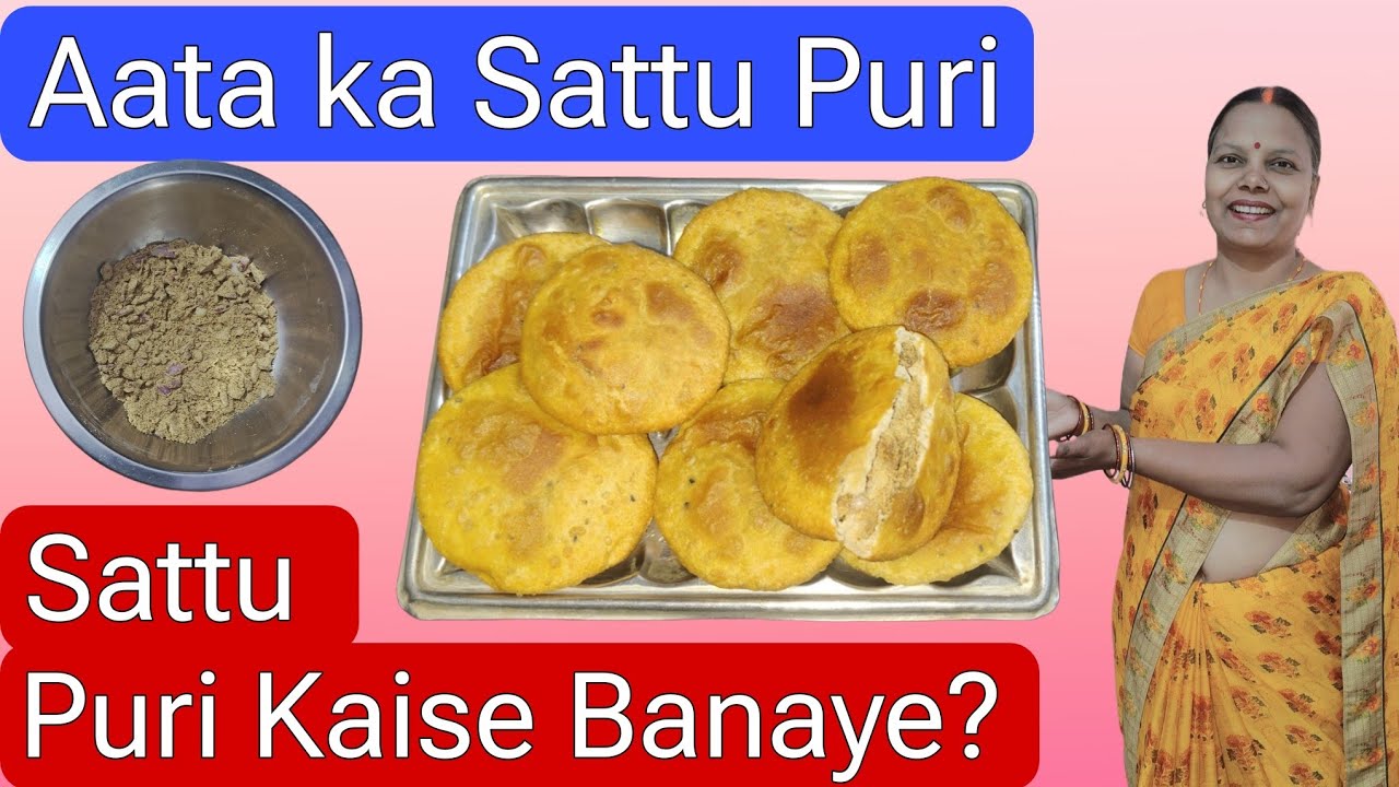 Nashta ke liye Perfect Sattu Puri | Step-by-Step Hindi Recipe