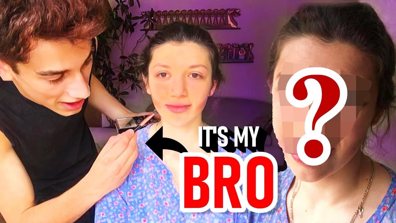 My BROTHER Does My Makeup  💄👨