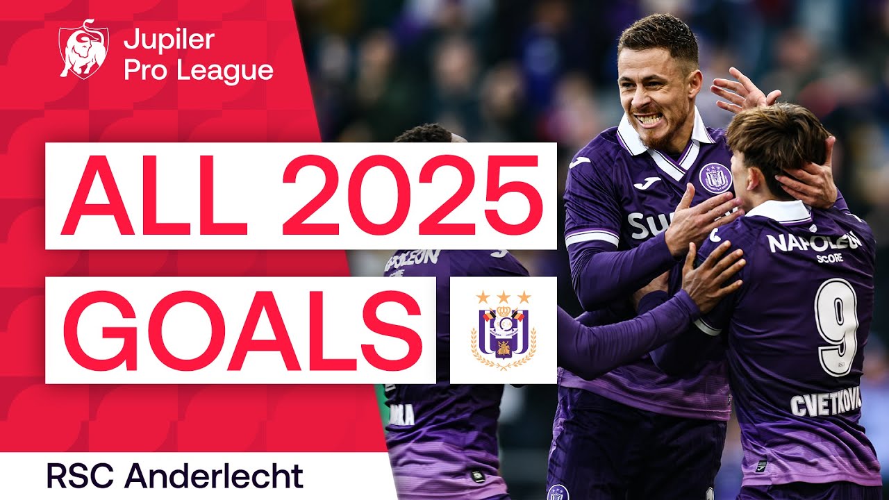 ALL RSC ANDERLECHT GOALS IN 2025 | Jupiler Pro League