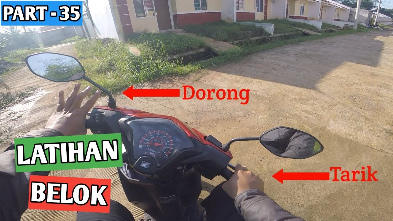 CARA BELAJAR BELOK MOTOR MATIC BAGI PEMULA