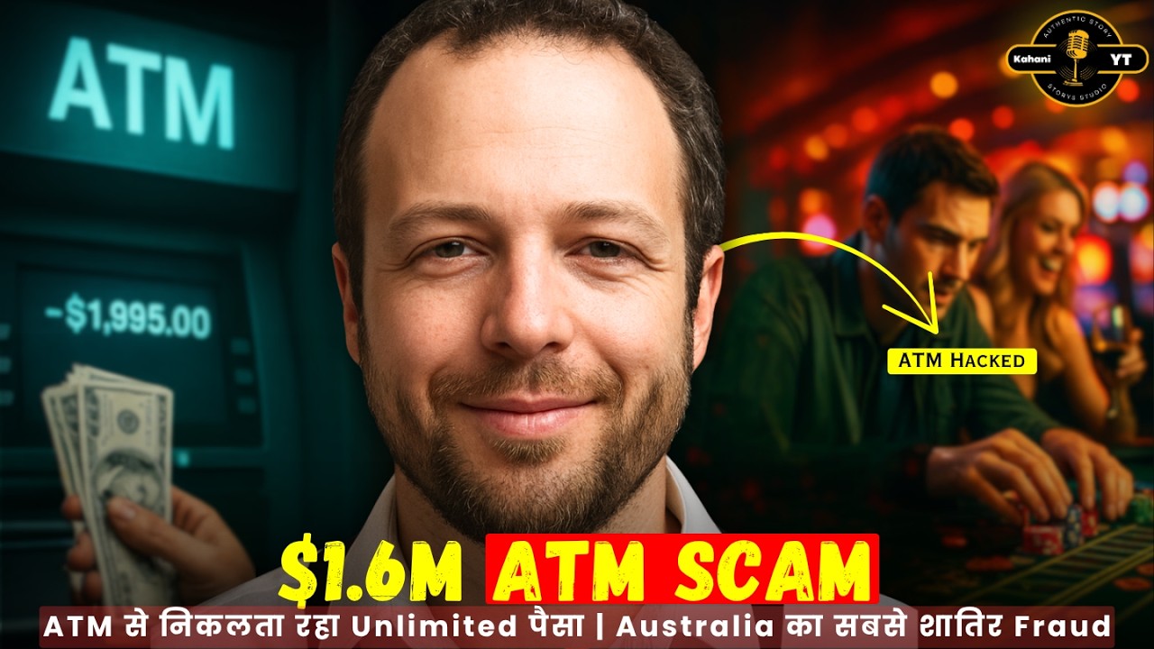 $1.6M ATM SCAM | कैसे? ATM से निकलता रहा Unlimited पैसा | Australia's most cunning fraud | Kahani YT