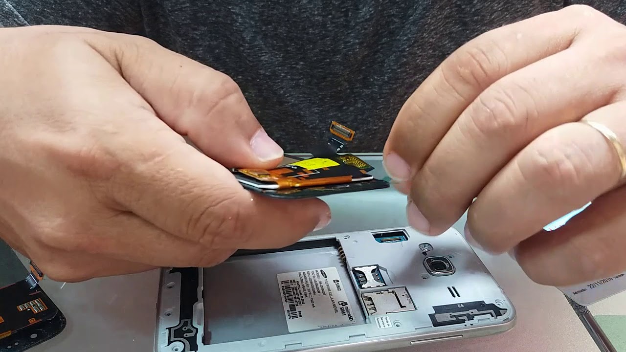 Troca de display em Samsung j3 j320