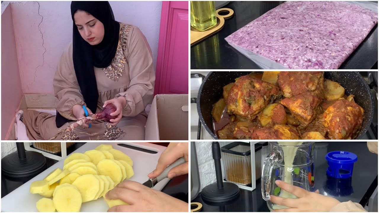 روتين يوم كامل متكامل في البيت🏠♥️ صحيت من بدري خلصت شغل بيتي☘️