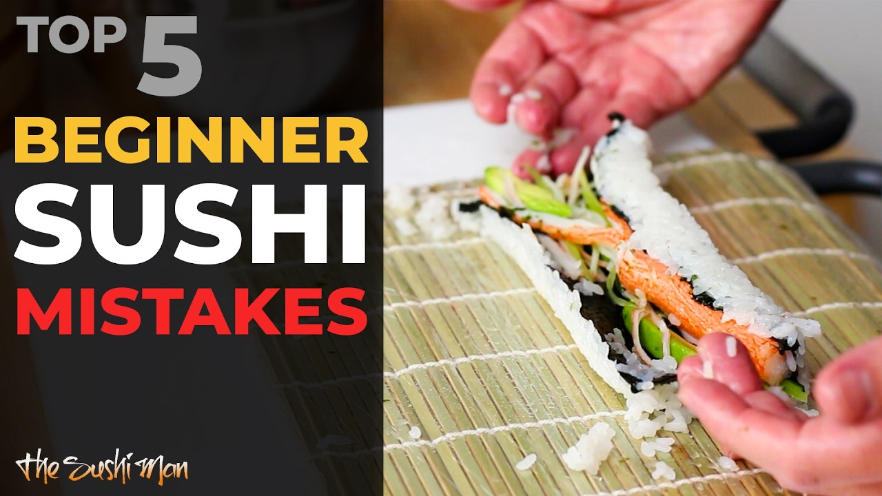 Top BEGINNER SUSHI MISTAKES (and How to Avoid Them) with The Sushi Man