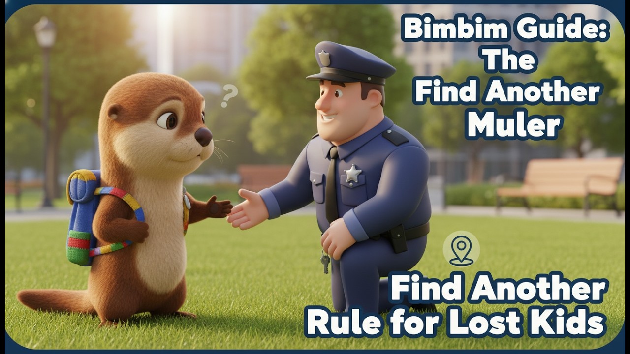 Bimbim's lesson when he got lost from his mother.