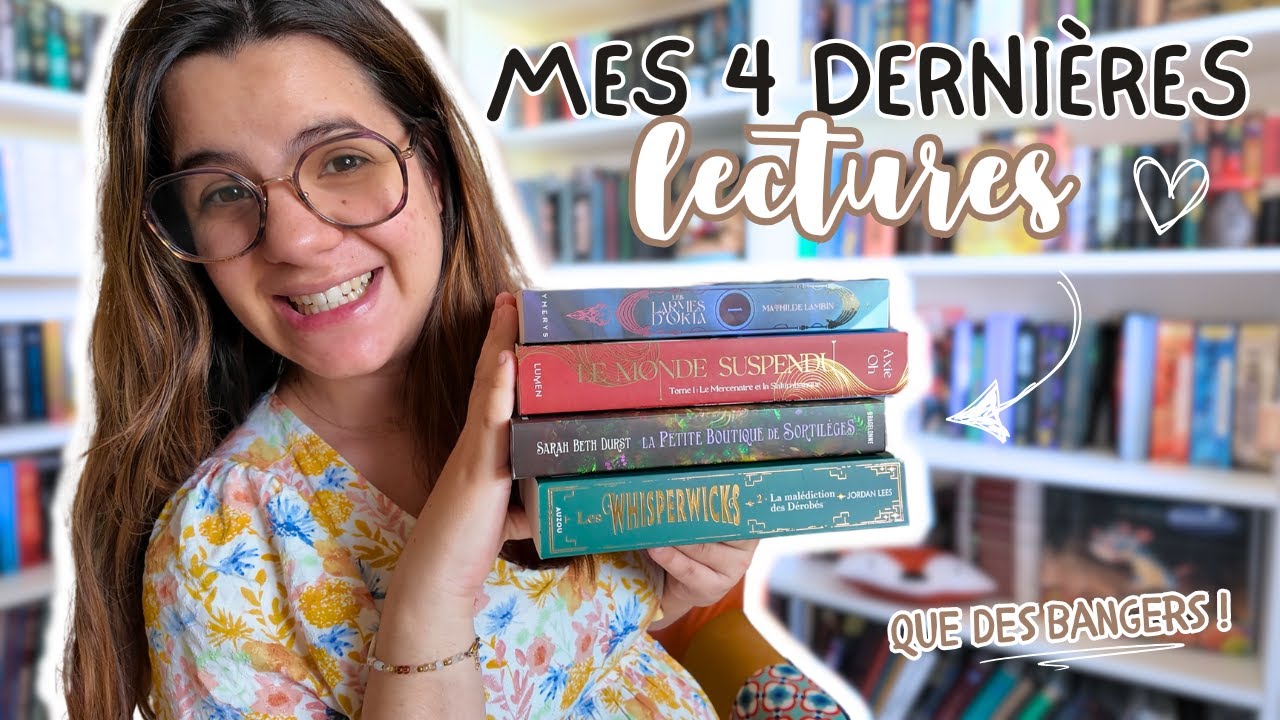 Mes dernières lectures SONT INCROYABLES ! 😍