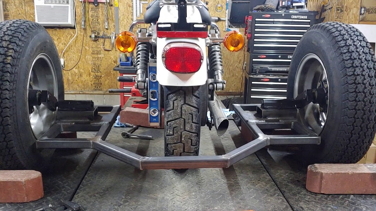 BIC Trikes how to build Harley-Davidson Sportster brackets.