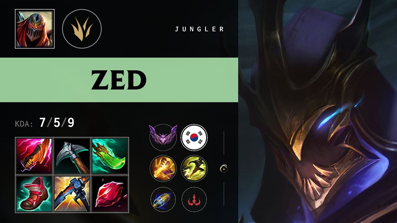 Zed Jungle vs Jayce - KR Master Patch 26.12