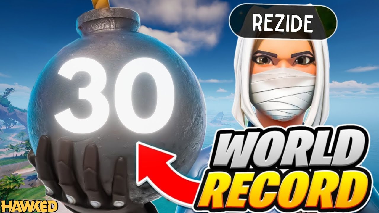 30 KILLS *WORLD RECORD* HAWKED | SOLO VS SQUADS🥇
