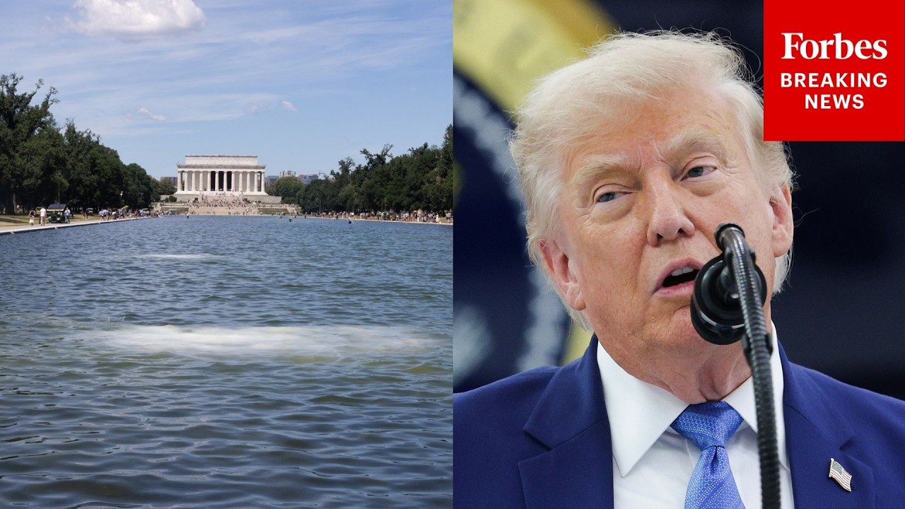 Trump Says Reflecting Pool Repairs Will Begin &lsquo;Immediately&rsquo;