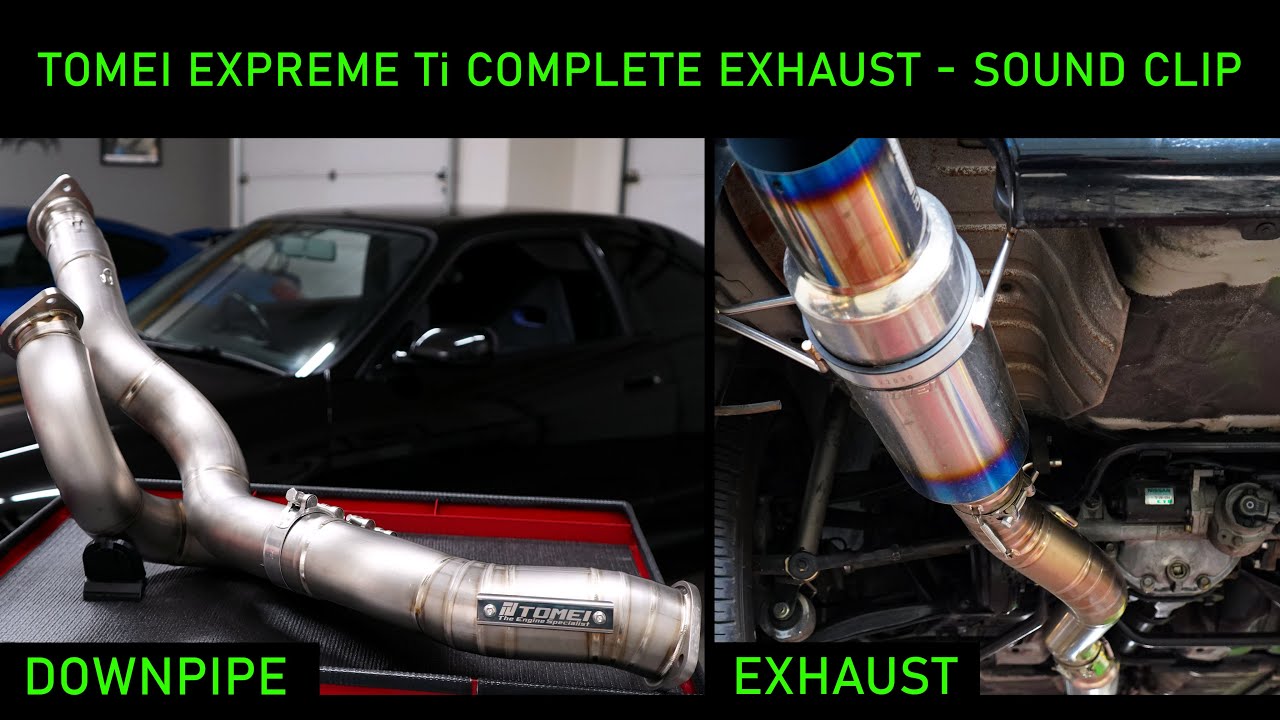 Tomei Expreme Ti Complete Exhaust Sound Demonstration - R33 GT-R