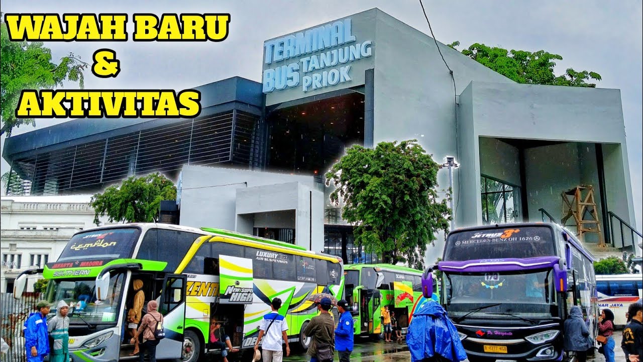 TERMINAL BUS TANJUNG PRIOK MAKIN KEREN & MODERN🔥 | Aktivitas Terminal Bus Siang Rame Penumpang ?!