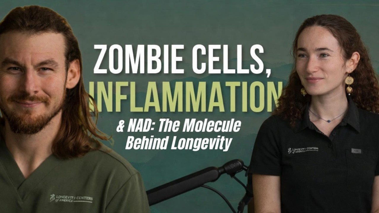 EP 104: Zombie Cells, Inflammation & NAD: The Molecule Behind Longevity