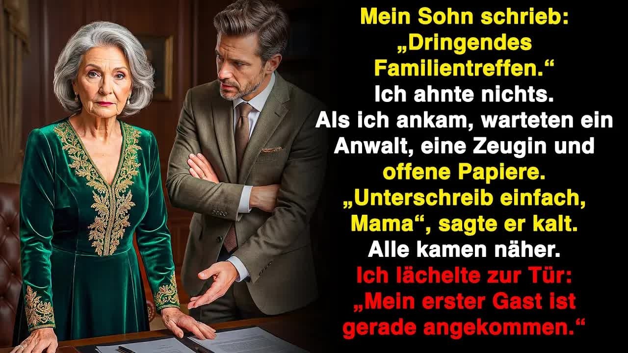 „Mama, unterschreib “ Beim Familientreffen flog die Falle auf – ich war bereit!