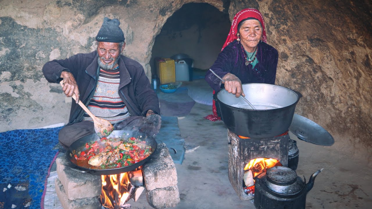 CAVE OF LOVE: 80-Year-Old Couple's Ancient Home in Afghanistan