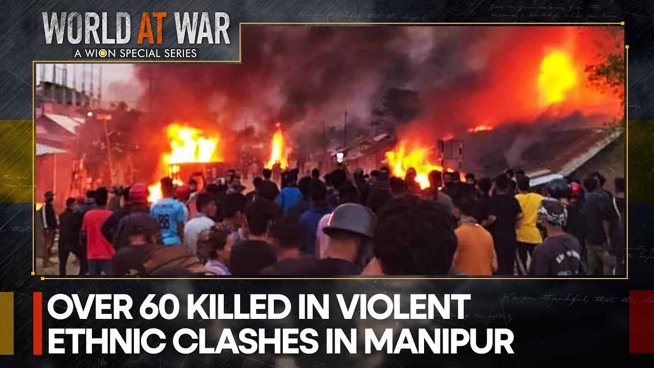 Non-tribal Meitei clash with tribal Kuki in Manipur | World At War | WION