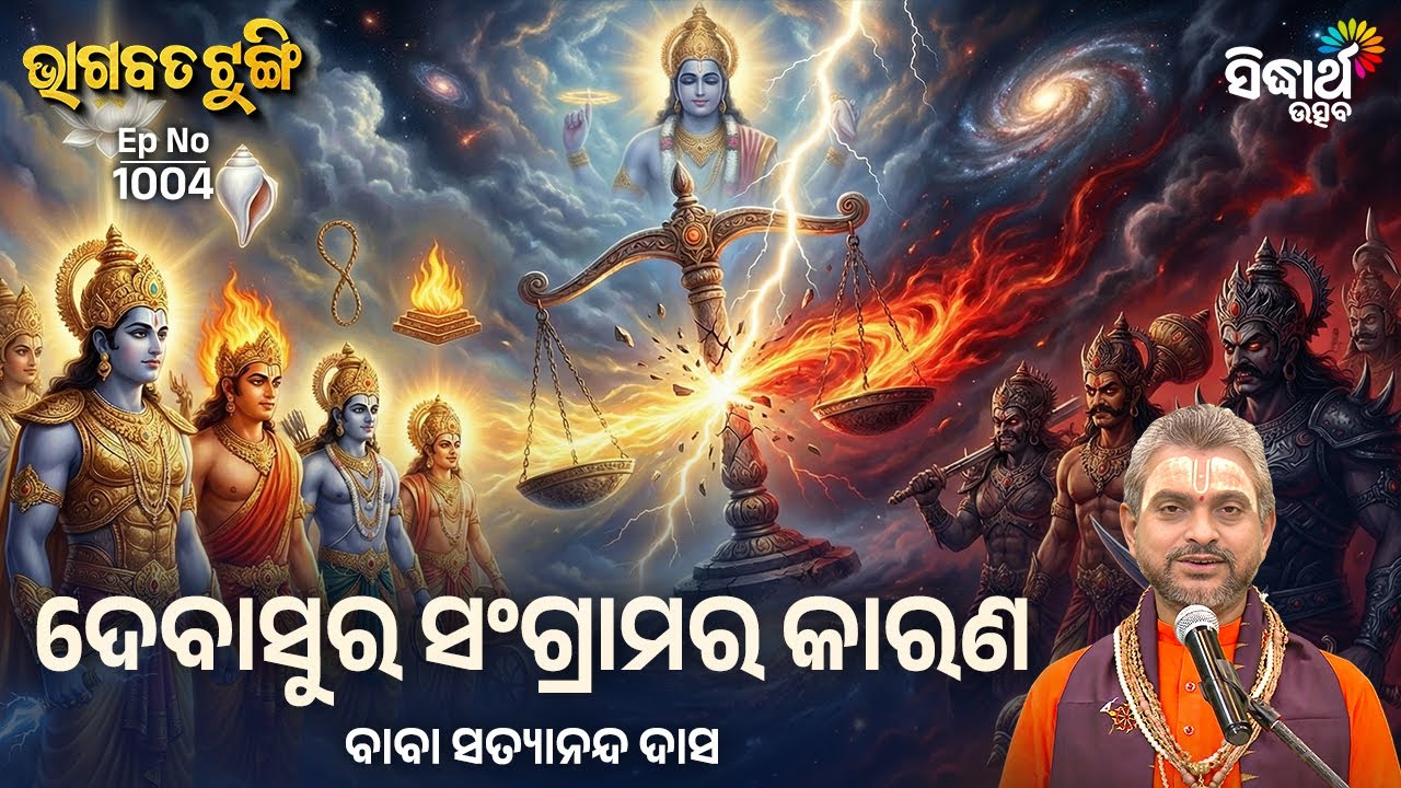 Bhagabata Tungi - EP - 1004 | ଦେବାସୁର ସଂଗ୍ରାମର  କାରଣ | Baba Satyananda Das | Sidharth Utsav