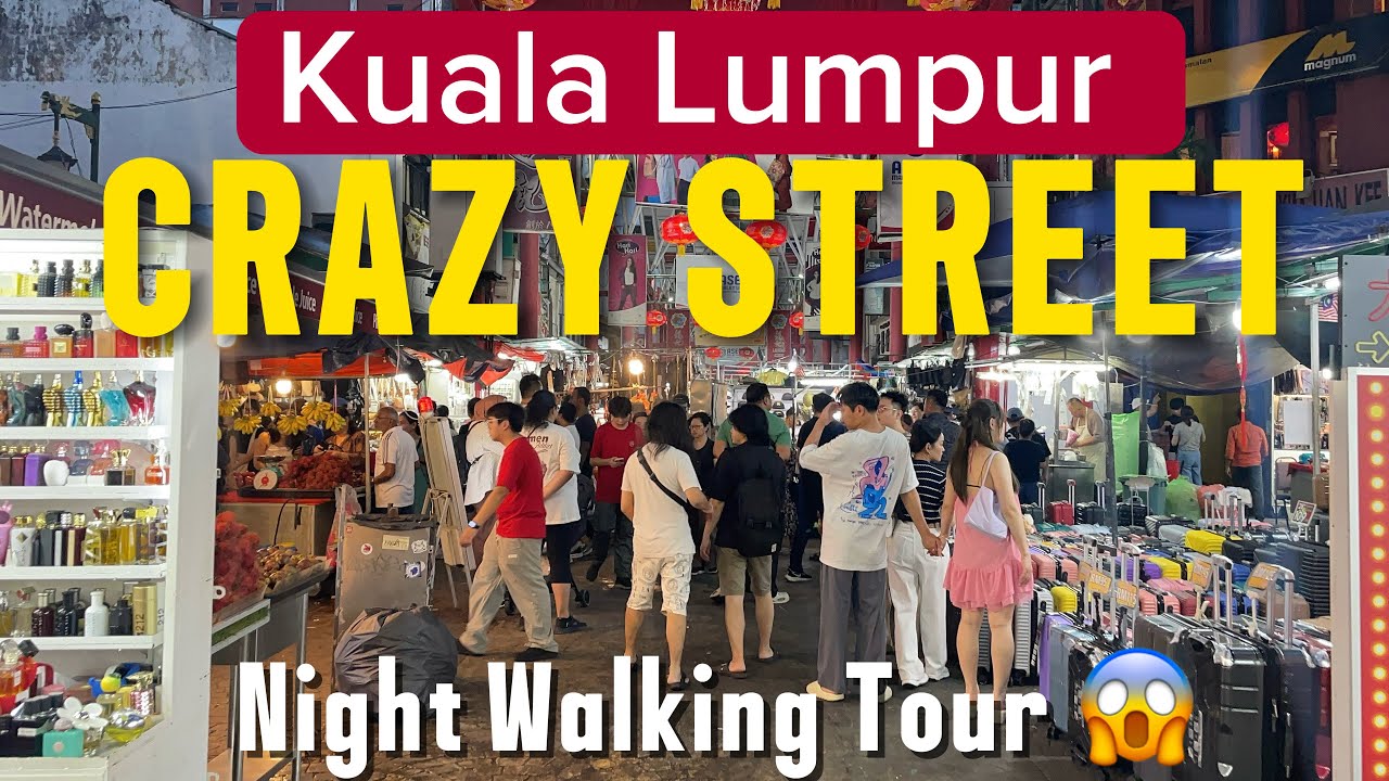 Kuala Lumpur Most Crazy Street | Night Full Walking Tour 2026 unbelievable.. 😱🇲🇾🔥😳