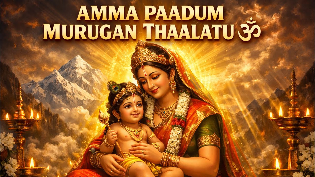 Amma Paadum Murugan Thaalaatu | Parvati Singing to Baby Skanda | Saravana Bhava Devotional OM MURUGA