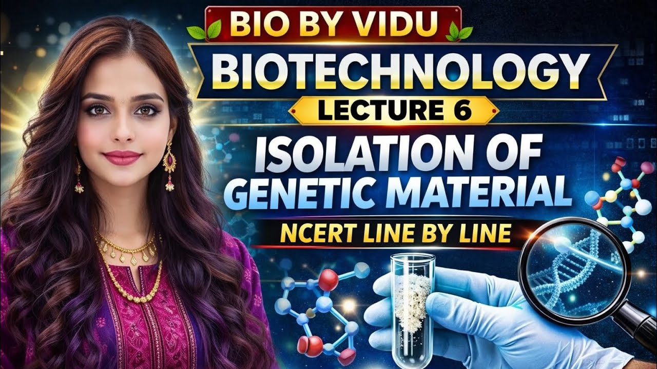 @Vaishnavi-l5e5o#biotechnology lecture 6#isolation of DNA#neet#neet2026#neetbiology