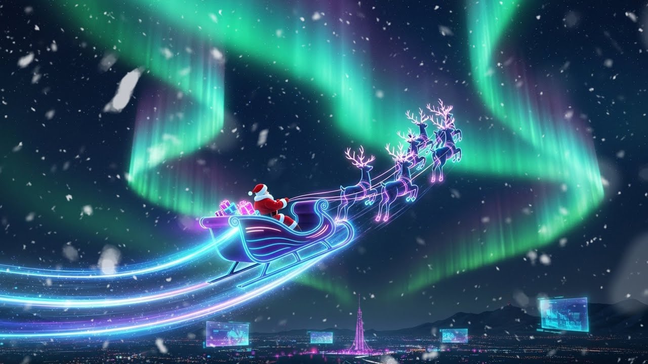 Top Synthwave Christmas Songs 2026 🎄 Dreamy Neon Christmas 🎁