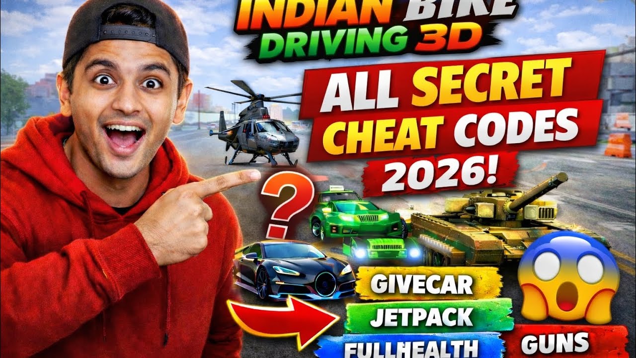 ✅ All Secret Cheat Codes 2026 (working or not?)|| Indian Bike Driving 3d new update