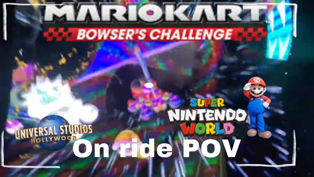 Mario Kart: Bowser’s Challenge Ride POV At Universal Studios Hollywood #supernintendoworld