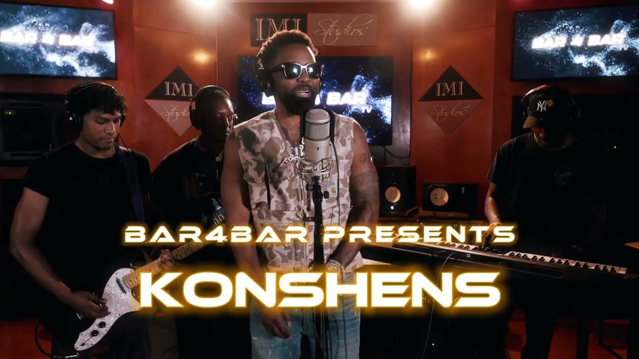 Konshens - Back Dat Azz Up | In Studio @bar4bartv