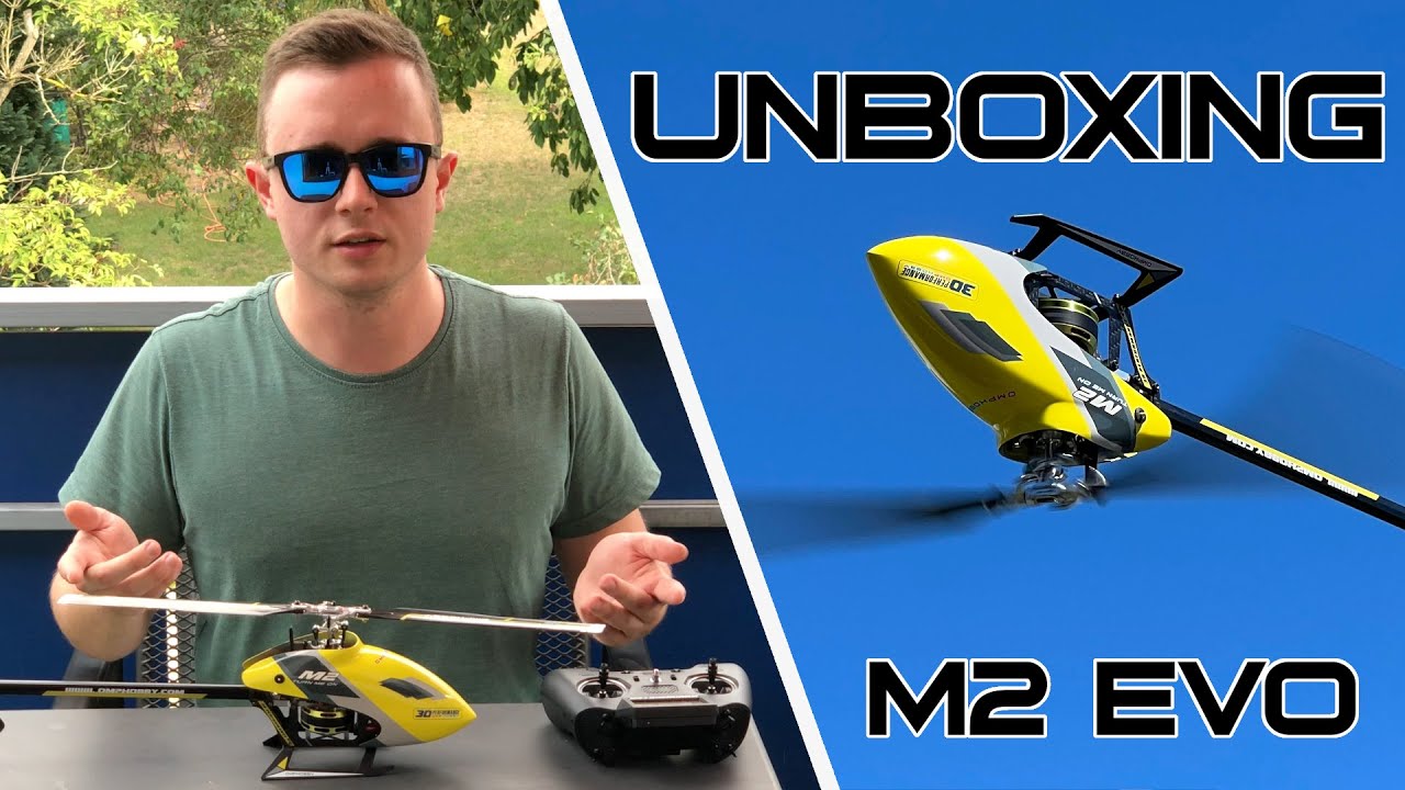 OMPHOBBY M2 EVO - Unboxing, Features, EVO vs V2, Setup & Flight