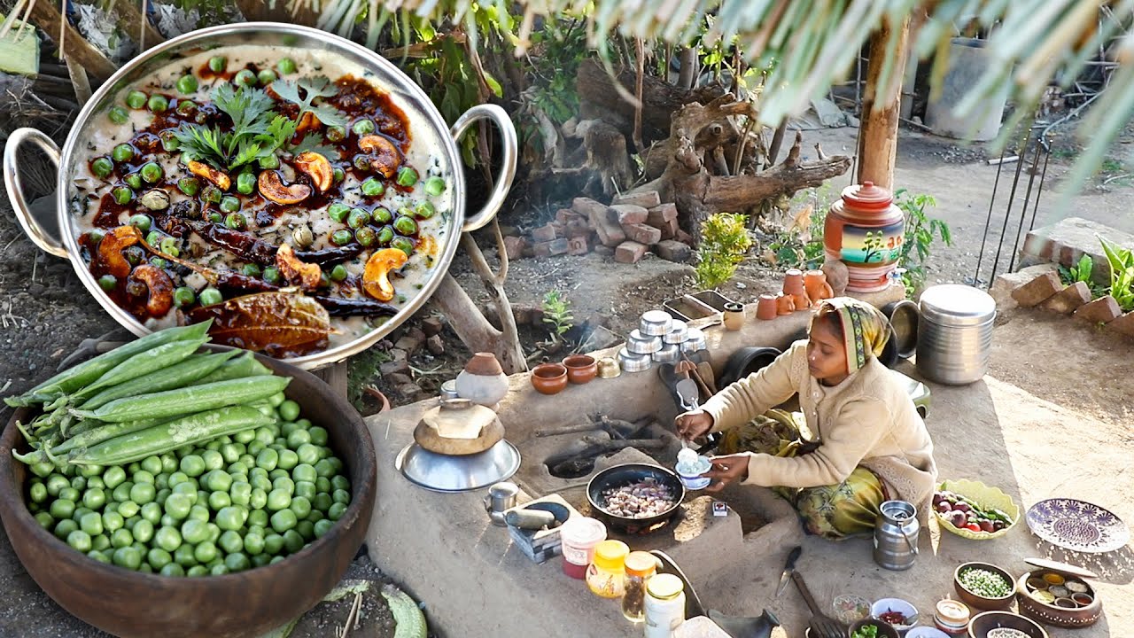 Methi Matar Malai Recipe || Village Cooking || Village Traditional Lifestyle