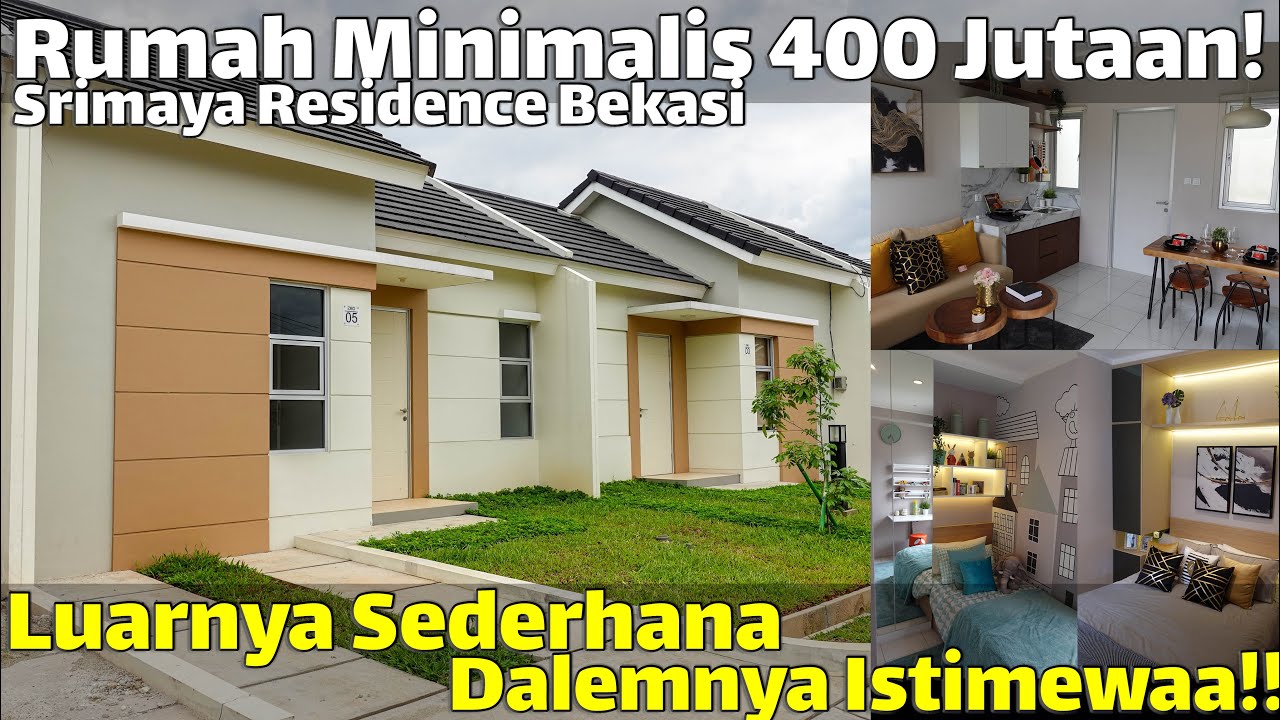 Rumah 400 Jutaan Luarnya Sederhana Dalemnya Istimewaaa!! Srimaya Residence Bekasi