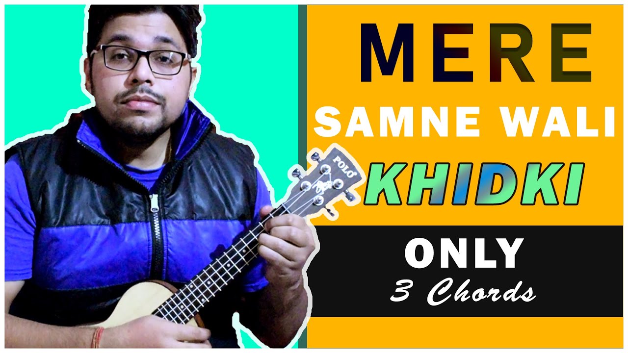 Mere Samne Wali Khidki ( Kishore Kumar ) - Hindi Ukulele Tutorial | ukeguide