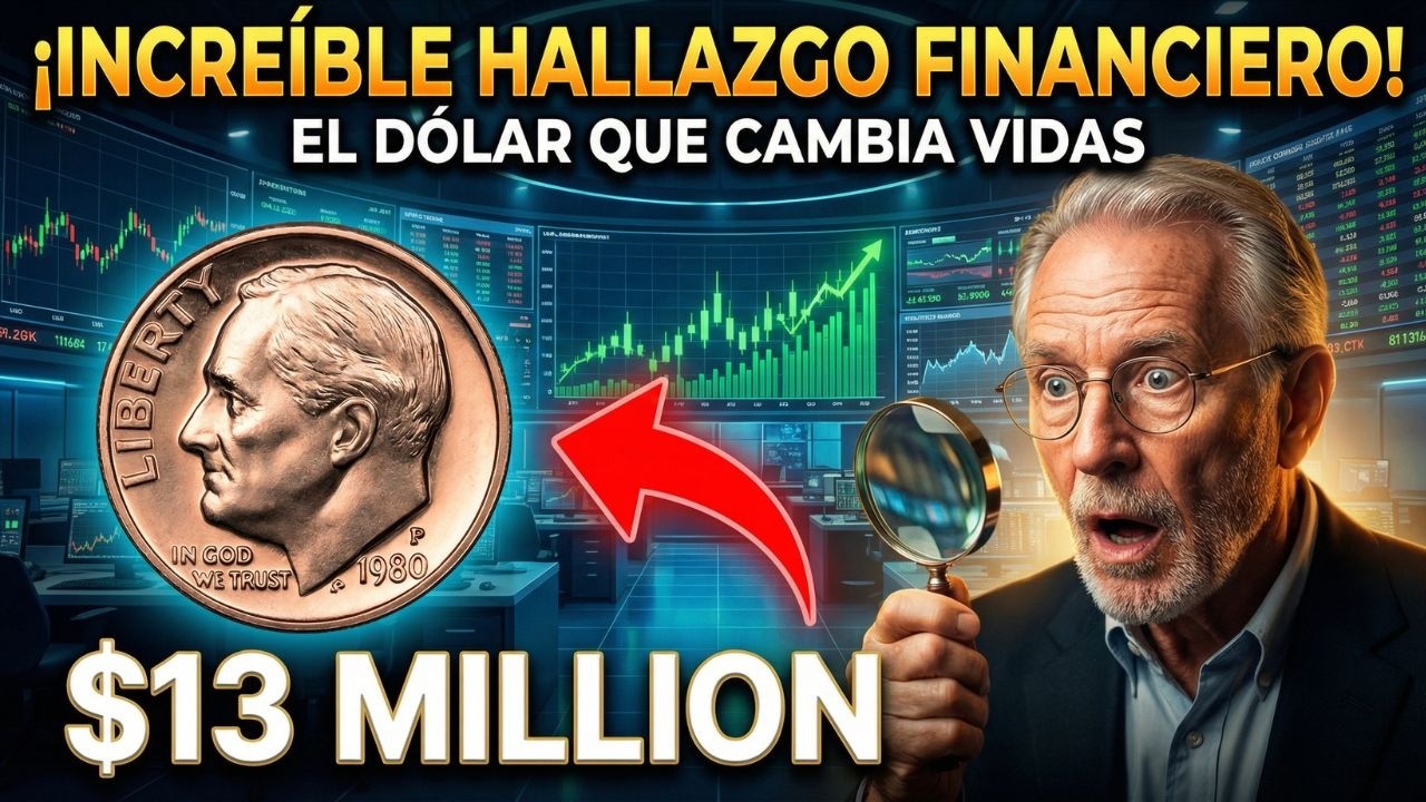🌎 Coleccionistas Pagan 13 Millones por Esta Moneda Roosevelt 1980