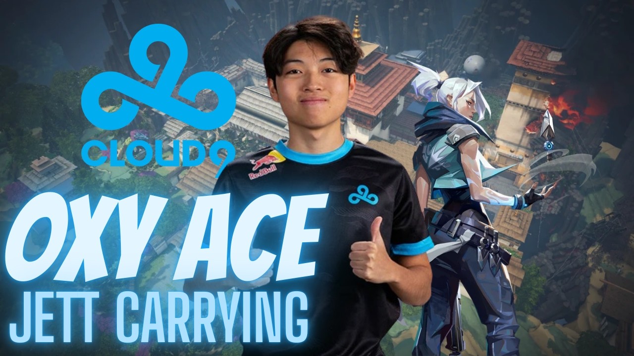 MVP 53% HS 29 Kills!!! C9 OXY Jett🔪 VOD! ft. Xeppaa vs. Eggsterr